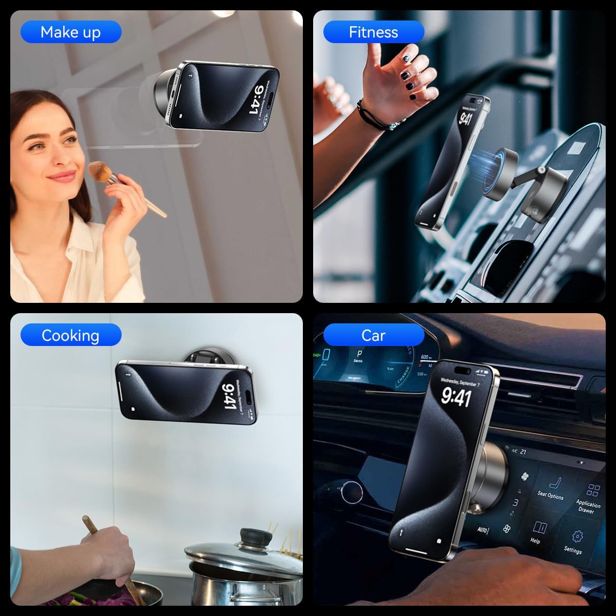 Universal 360° Magnetic Car Phone Holder