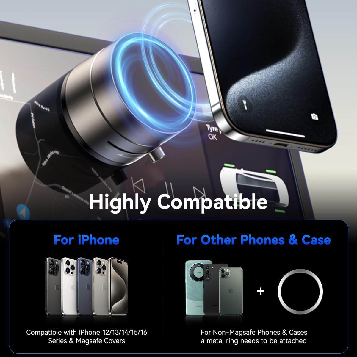 Universal 360° Magnetic Car Phone Holder